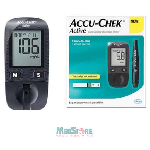 [MD0245] Máy đo đường huyết Accu-Chek Active [không kèm que]