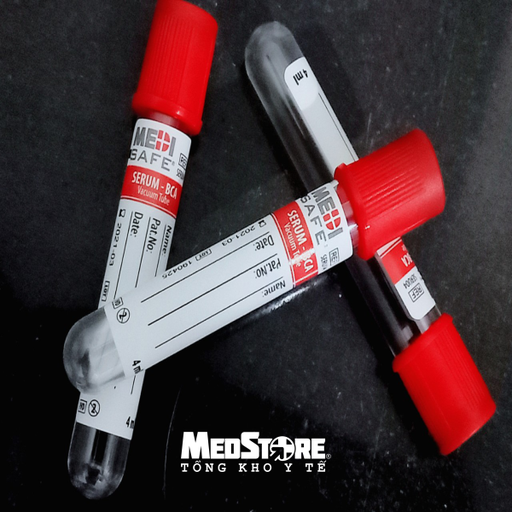 [HH382] Ống nghiệm máu chân không Serum 2ml (Clot Activator (Serum) Tube (Red))